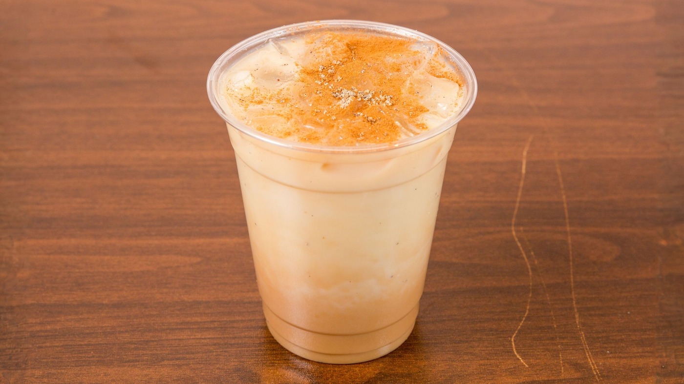 Malai chai latte at First Cup Cafe